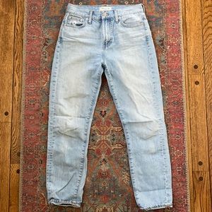 Madewell Perfect Summer Jean in light wash